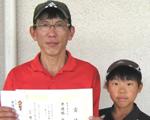 男子40歳準優勝・橋本 亮二